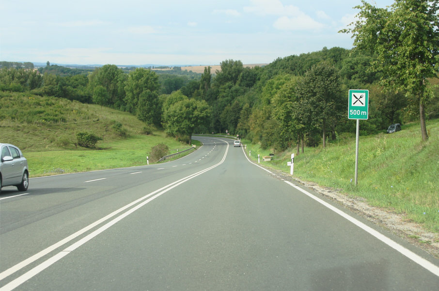 Blitzer, Rannstedt, B 87, Apolda, Gaststätte Zur Poche