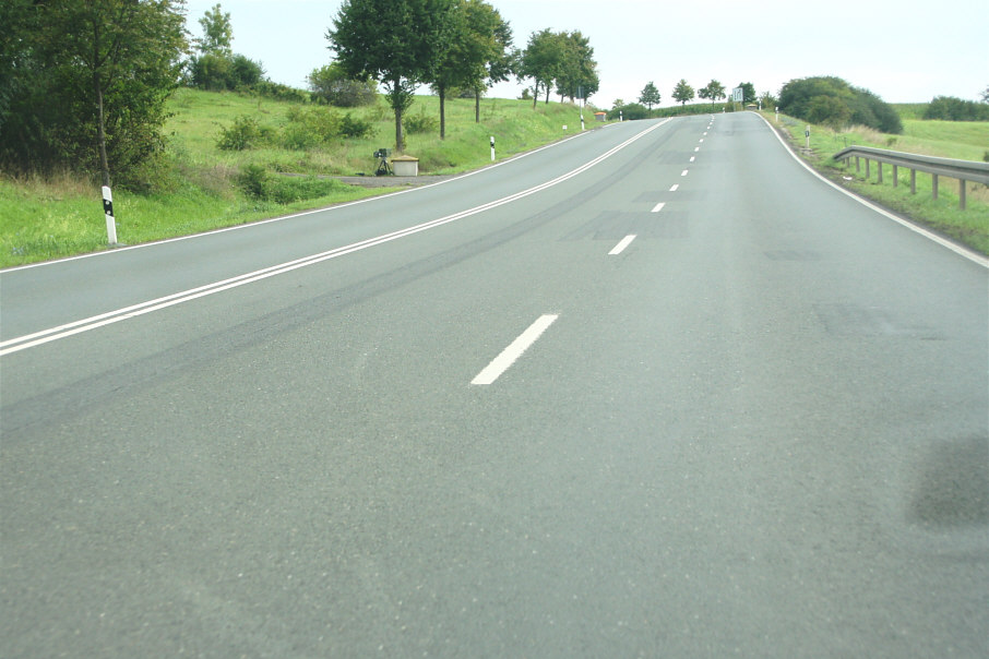 Geschwindigkeitsmessung B 87 zwischen Rannstedt und Apolda in Fahrtrichtung Apolda, Weimar