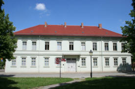 Blick auf das Präsidentenhaus-Vorderansicht